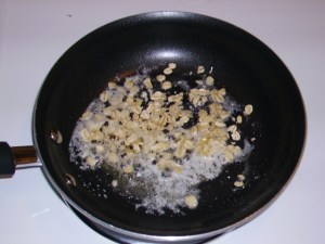 frying oatmeal