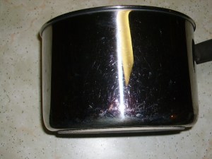 thick-bottomed pan