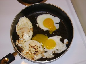 eggs almost done eggs almost done