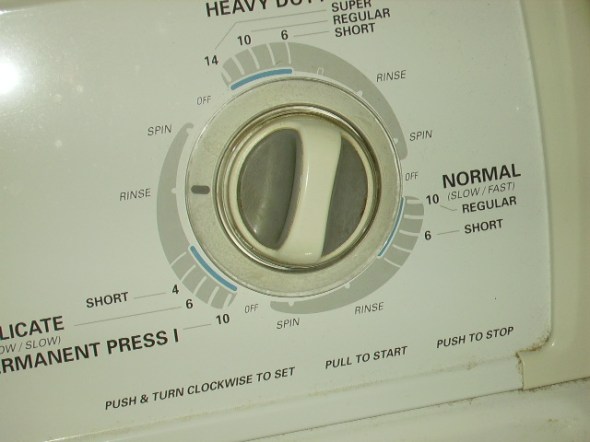 Rinse cycle for starch