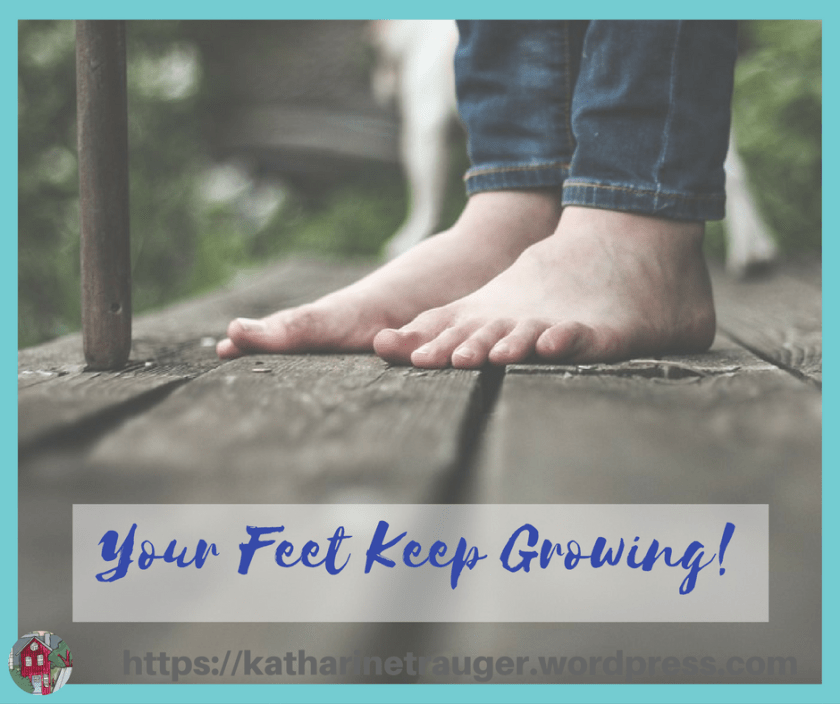 Your Feet Keep Growing!