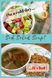 Turn your cold old salad into a lovely hot lunch!